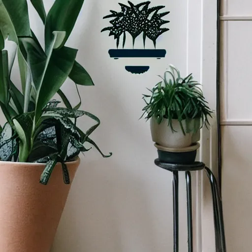 Image similar to cute house plant sticker