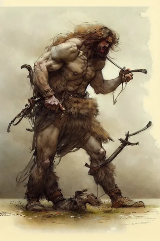 Prompt: (((((bible Goliath . muted colors.))))) by Jean-Baptiste Monge !!!!!!!!!!!!!!!!!!!!!!!!!!!