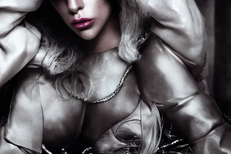 Image similar to lady gaga by steven klein, artpop, highly realistic. high resolution. highly detailed. dramatic. 8 k. 4 k.