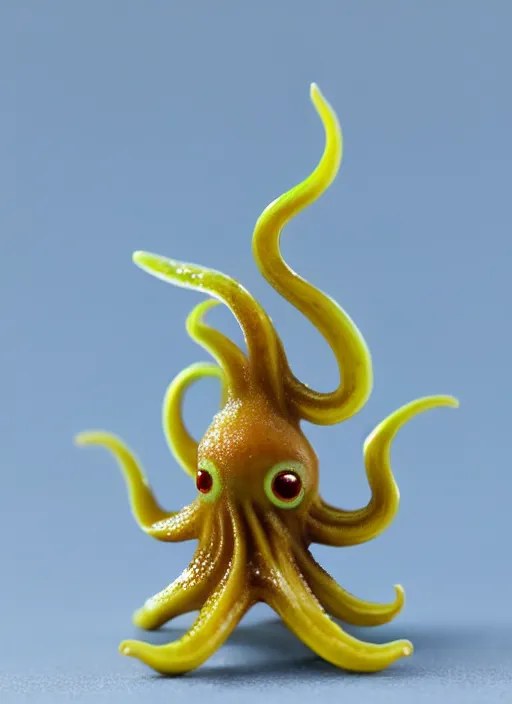 Prompt: 80mm resin detailed miniature of cute octopus, Product Introduction Photos, 4K, Full body, simple background