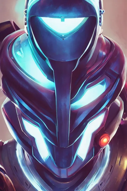 Image similar to epic mask helmet robot ninja portrait stylized as fornite style game design fanart by concept artist gervasio canda, behance hd by jesper ejsing, by rhads, makoto shinkai and lois van baarle, ilya kuvshinov, rossdraws global illumination radiating a glowing aura global illumination ray tracing hdr render in unreal engine 5