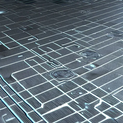 Prompt: futuristic sci - fi floor texture