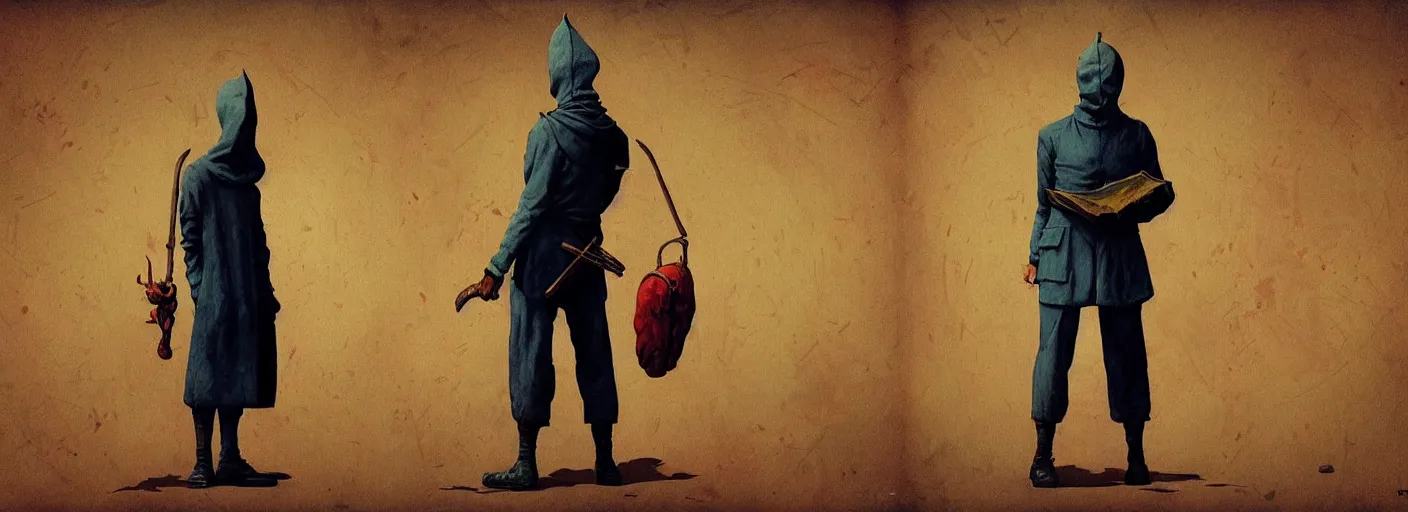 Image similar to full - body portrait surreal colorful clay fighting artstation rpg gentleman character concept art anatomy, action pose, very coherent and colorful high contrast masterpiece by norman rockwell franz sedlacek hieronymus bosch dean ellis simon stalenhag rene magritte gediminas pranckevicius, dark shadows, sunny day, hard lighting, reference sheet white! background
