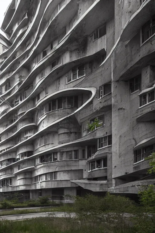 Image similar to Brutalist Arcology