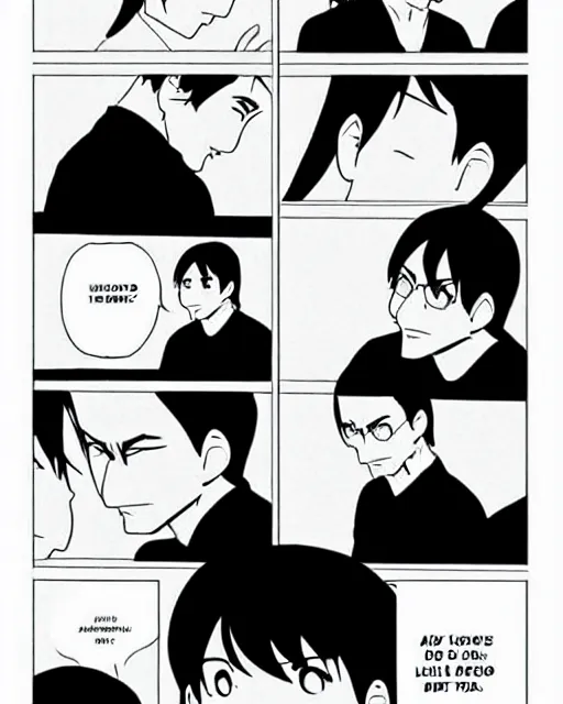 Image similar to steve jobs official manga, next scene