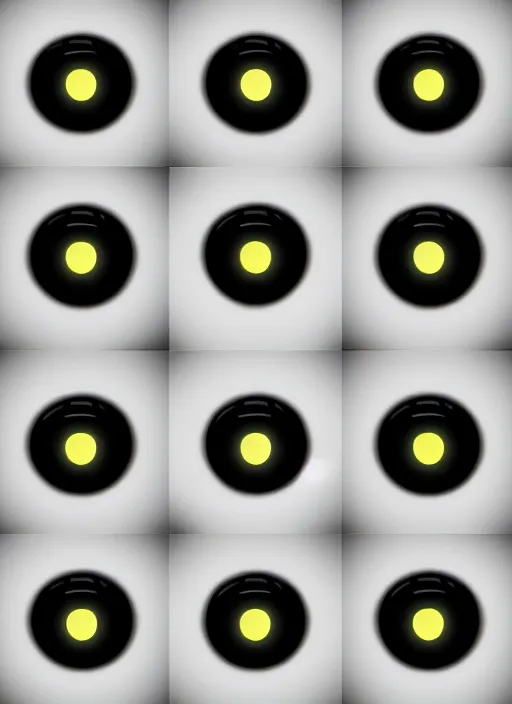 Image similar to macro human eyes!, black centered dot pupil, circle iris, happy smiling human eyes, round iris, eyelashes, tired half closed, advanced art, art styles mix, from wikipedia, eye relections, hd macro photograph, montage of grid shapes