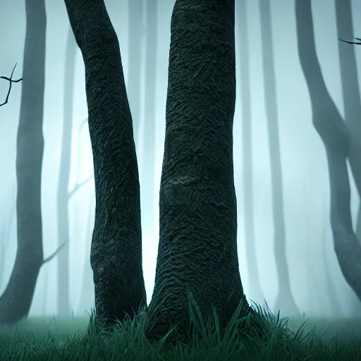 Prompt: soul is a dark forest, octane render, cinematic lighting, dynamic, high detail, artstation