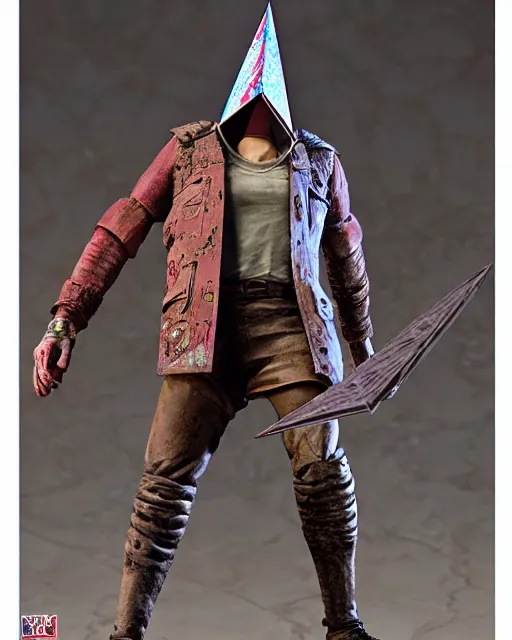 pyramid head from silent hill as pixar figurine, | Stable Diffusion ...