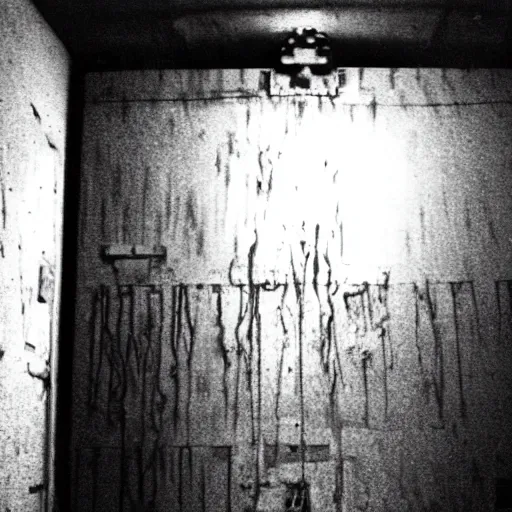 Prompt: scp 0 9 6 in the dark creepy room, photo found after death