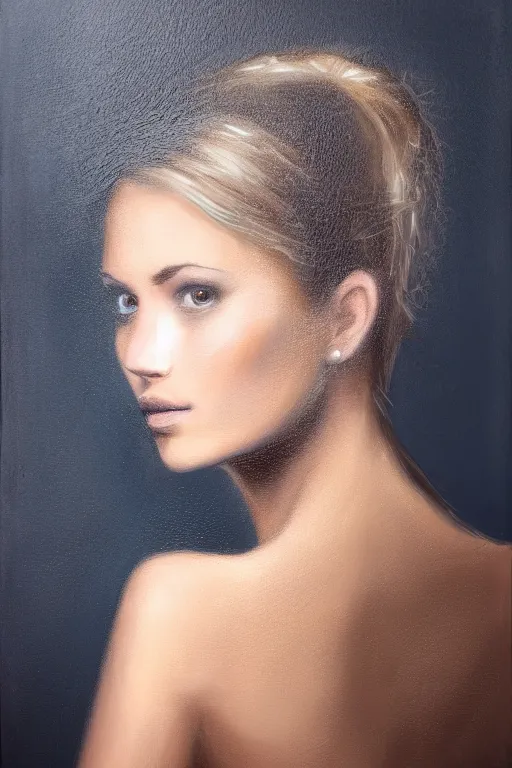 Image similar to portrait of a stunning beautiful girl