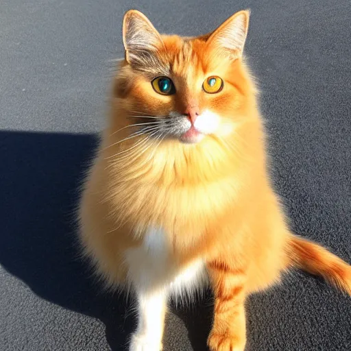 Image similar to a beautiful cat with golden fur