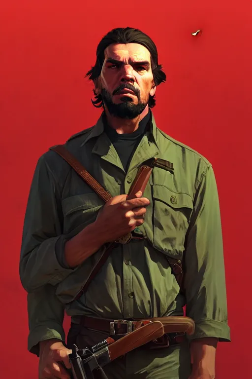 Prompt: highly detailed portrait che guevara in gta v, stephen bliss, unreal engine, fantasy art by greg rutkowski, loish, rhads, ferdinand knab, makoto shinkai and lois van baarle, ilya kuvshinov, rossdraws, tom bagshaw, global illumination, radiant light, detailed and intricate environment