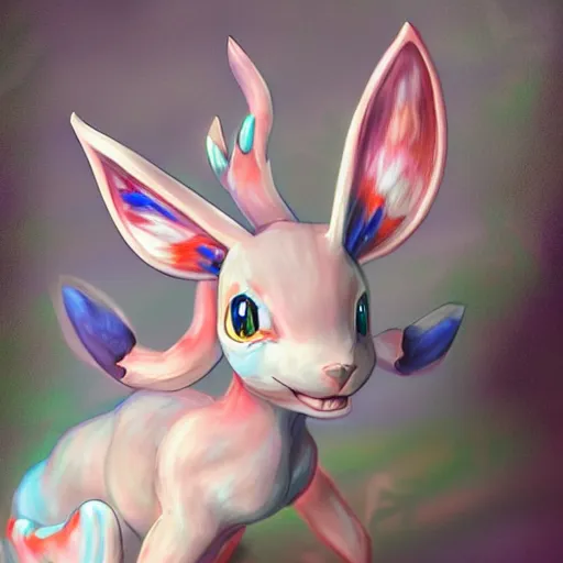 Prompt: sylveon, photo realistic, hyperrealistic, digital art