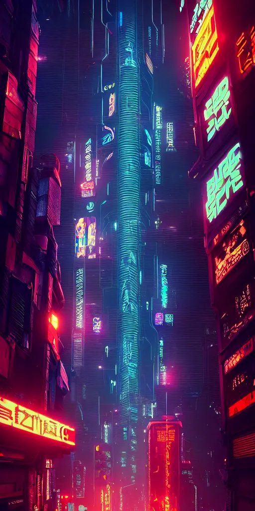 Image similar to epic cyberpunk cityscape arcade : : blade runner, james guilleard, beeple, laurie greasley, dan mcpharlin : : ornate, dynamic, particulate, rich colors, intricate, elegant, highly detailed, centered, artstation, smooth, sharp focus, octane render, 3 d