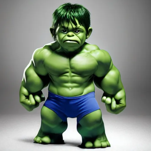 Image similar to Baby hulk