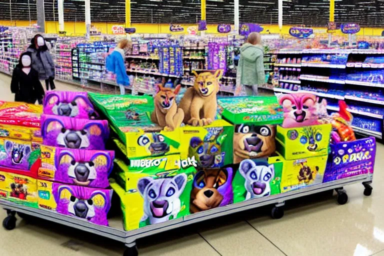 Image similar to photo of fursonas for sale at walmart on black friday