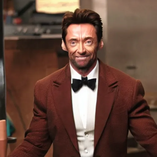 Prompt: Hugh Jackman as Butcher