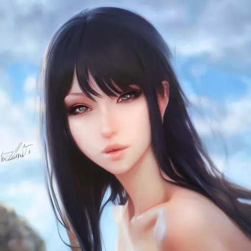 Prompt: realistic detailed semirealism beautiful gorgeous natural cute excited happy Nico Robin 4K high resolution quality artstyle professional artists WLOP, Aztodio, Taejune Kim, Guweiz, Pixiv, Instagram, Artstation