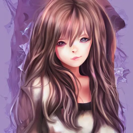 Image similar to portrait of a cute beautiful girl holding a balisong, anime digital art, creepy