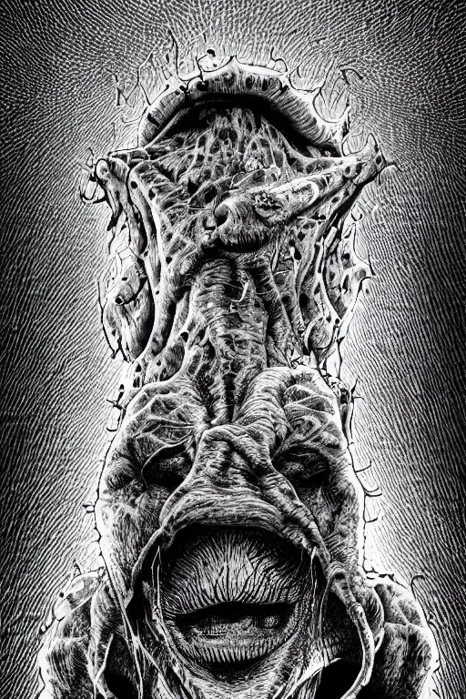 Image similar to mole men, symmetrical, highly detailed, digital art, sharp focus, trending on art station, kentaro miura manga art style