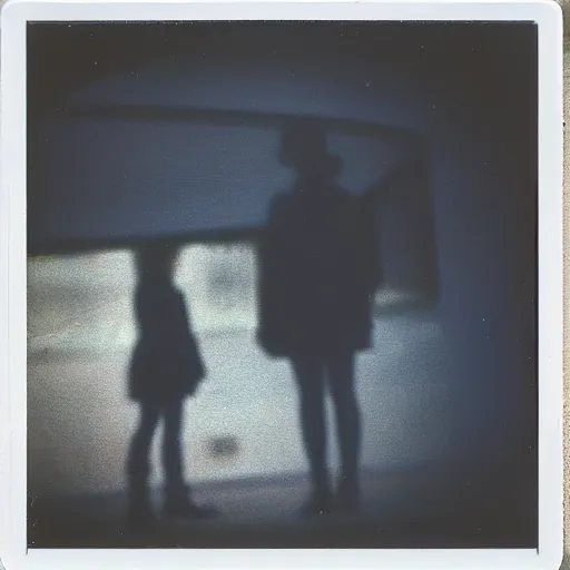 Image similar to polaroid of a dream reflection street photography portrait lomography