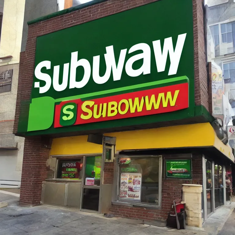 Image similar to subway restauraunt sbubby eef freef