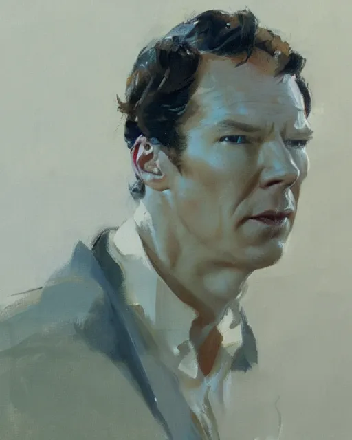 Prompt: greg manchess, benedict cumberbatch as a kumquat, trending on artstation