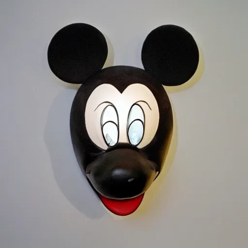 Image similar to mickey mouse taxidermy failure
