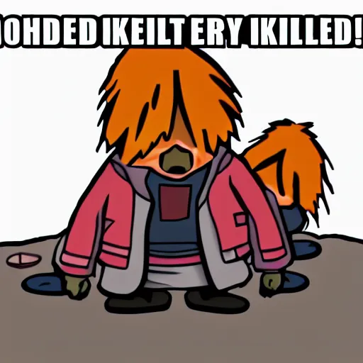 Prompt: oh no they killed kenny