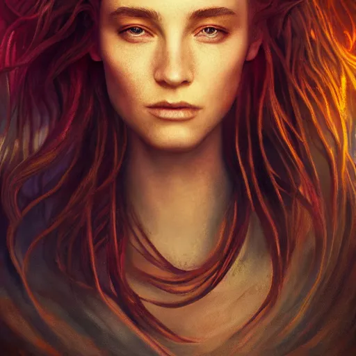 Image similar to majestic gracious regal hakate portrait, mysterious atmospheric lighting, elysian fields, painted, intricate, volumetric lighting, beautiful, rich deep colours masterpiece, golden hour, golden ratio, sharp focus, ultra detailed, by leesha hannigan, ross tran, thierry doizon, kai carpenter, ignacio fernandez rios