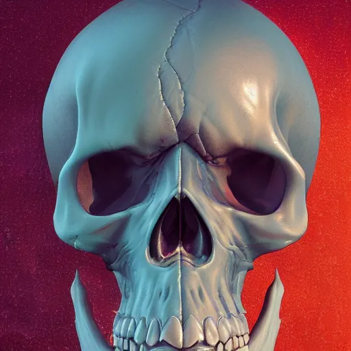 Image similar to portrait_of_a_melting_skull._intricate_abstract._intricate_artwork._by_Tooth_Wu_wlop_beeple_dan_mumford._octane_render_trending_on_artstat