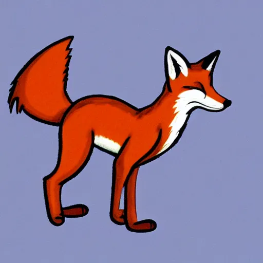 Prompt: a fox in an amiga game