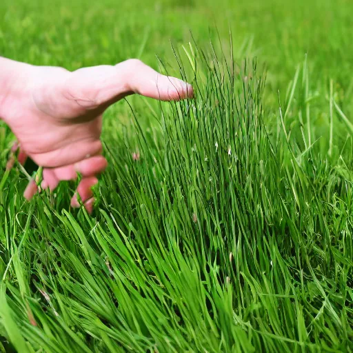Prompt: discord moderator touching grass - n 9