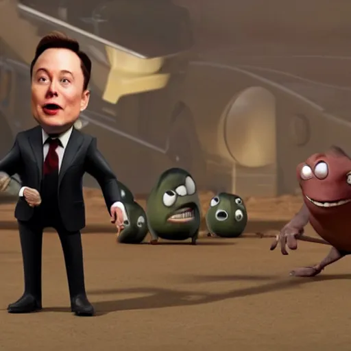 Prompt: elon musk as a pixar villain, animation Pixar (2018)