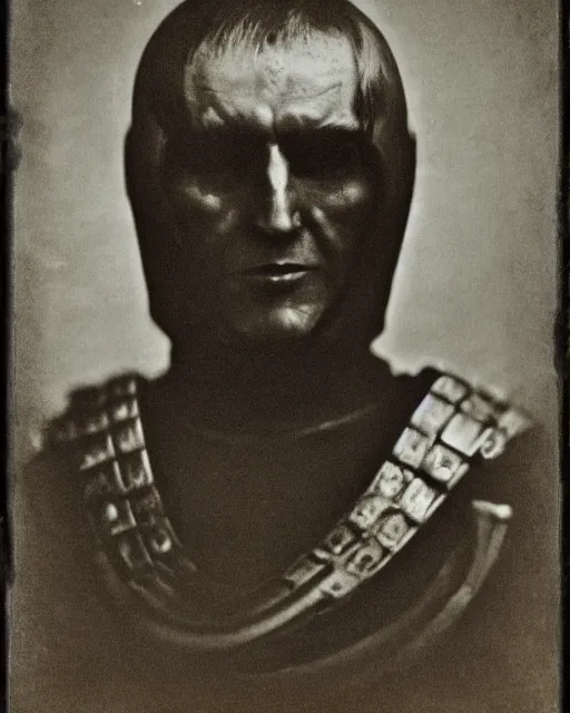 Prompt: Portrait Astartes by Louis Daguerre