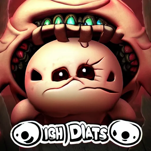 Image similar to high definition 3 d binding of isaac monster