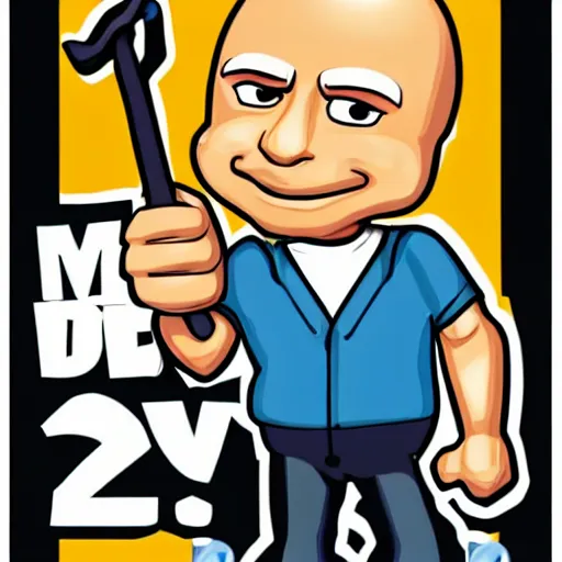 Prompt: Mr. Clean in the style of the fonz