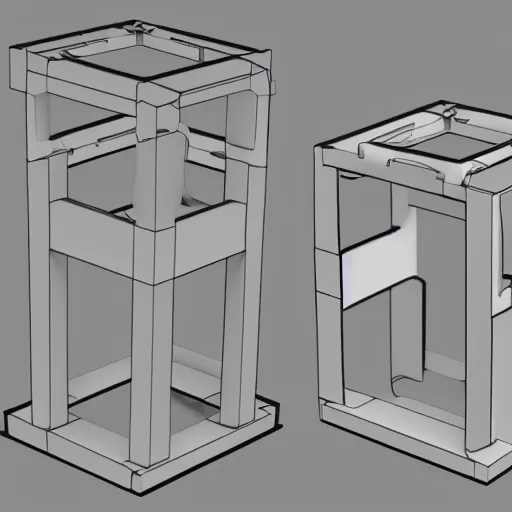 Image similar to schematics for a 3 d printable lamp, instructional, printables. com,. 3 mf