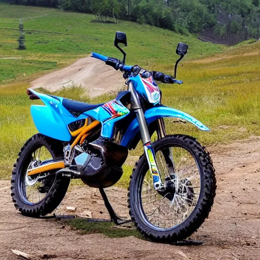 Prompt: enduro motorcycle