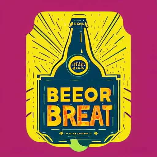 Image similar to Propaganda poster of a beer, sticker, highly detailed, colorful, illustration, drama, smooth and clean vector curves, no jagged lines, vector art, smooth