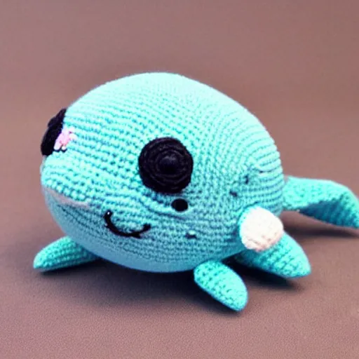 Image similar to cute whale Amigurumi