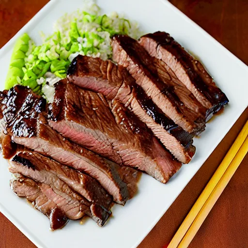 Image similar to teriyaki steak