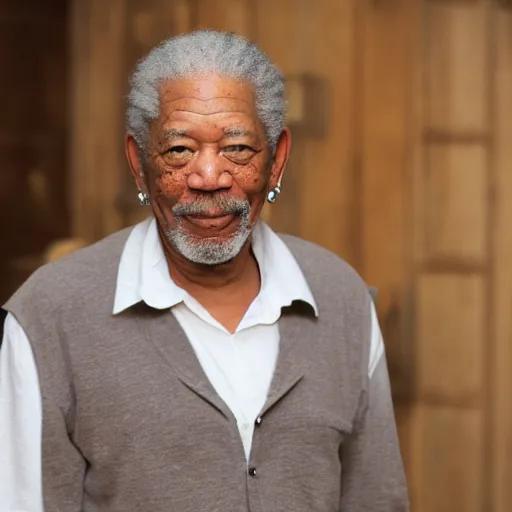 Prompt: Morgan Freeman in the backrooms 4k detail