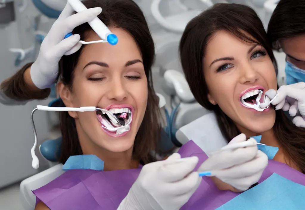 Image similar to insane dental hygienist