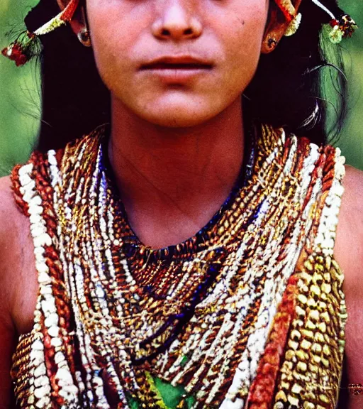 Image similar to vintage_closeup portrait_photo_of_a_stunningly beautiful_nepalese_maiden with amazing shiny eyes, 19th century, hyper detailed by Annie Leibovitz and Steve McCurry, David Lazar, Jimmy Nelsson