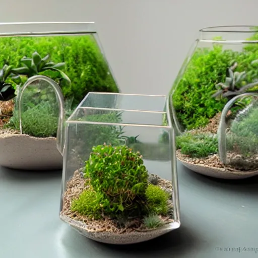 Image similar to infinite terrarium