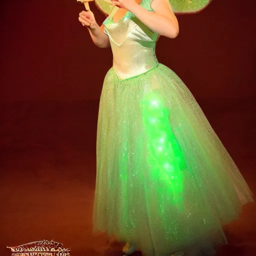 Prompt: christina hendrick as tinkerbell,