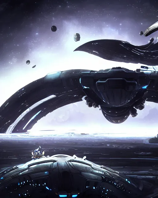 Image similar to Detailed epic render of scifi space battleship in hollow knight style