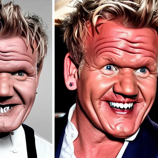 Prompt: Gordon Ramsay as the Joker