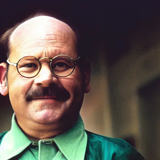 Prompt: colored photo of george costanza as a leader in the ccp, 1 9 7 5 photo, 3 5 mm film, by steve mccurry